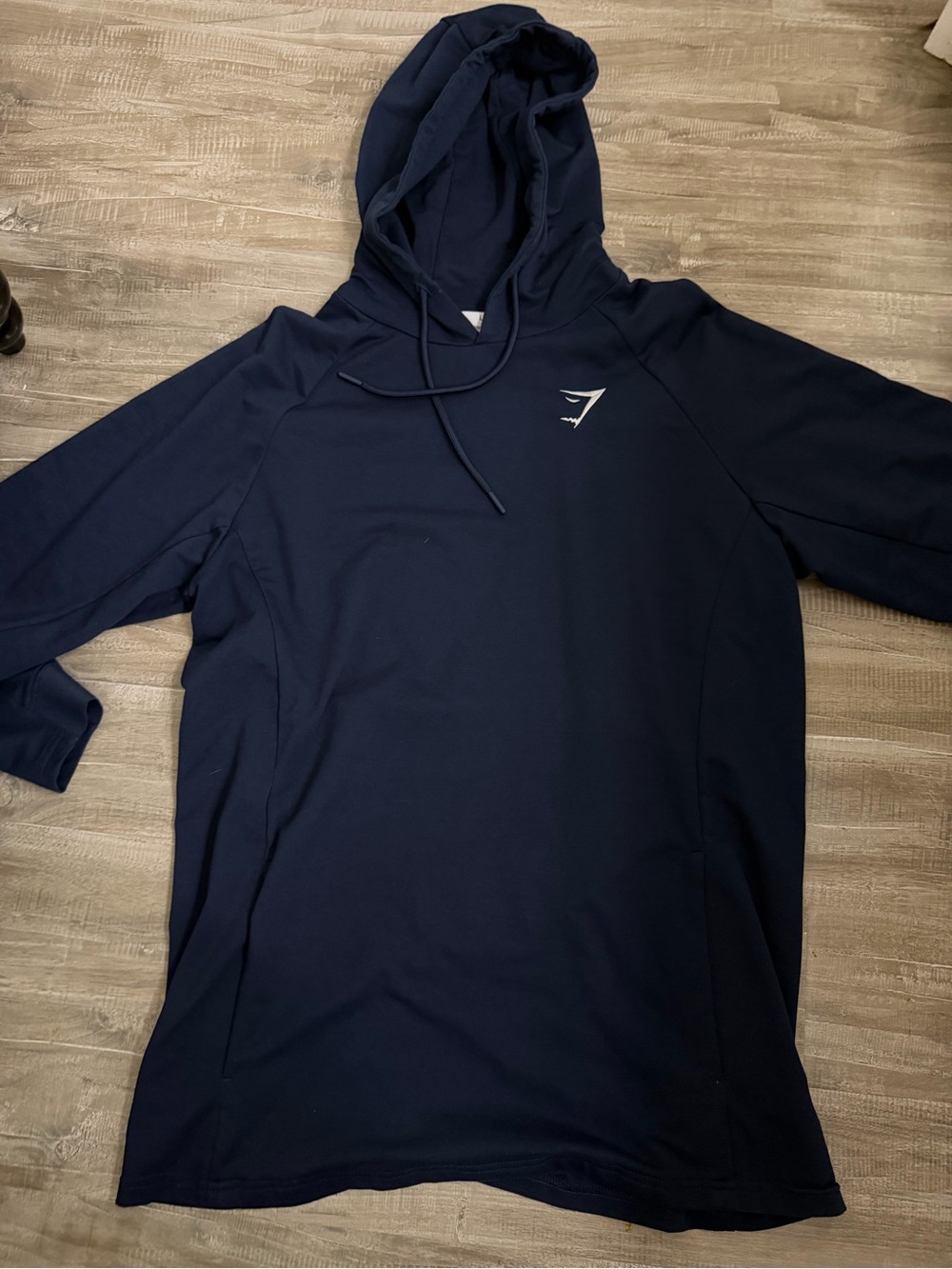 Gymshark Men's Navy Pullover Hoodie